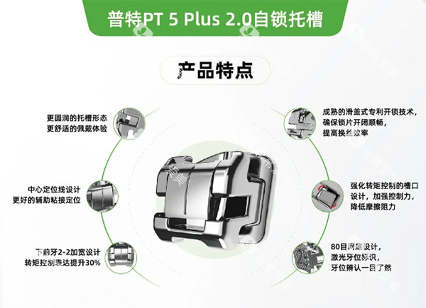 普特5plus自锁托槽牙套 普特5plus自锁托槽牙套