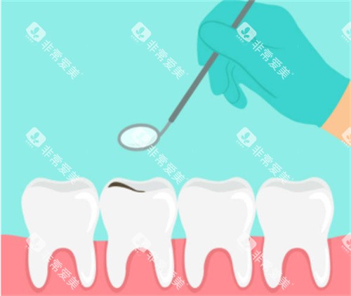 牙齿检查卡通图片 牙齿检查卡通图片