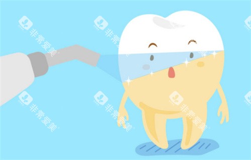 牙齿美白前后对比