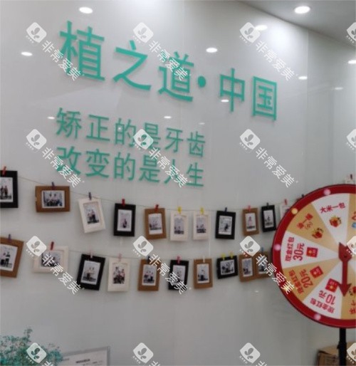 海口植之道口腔背景墙 海口植之道口腔背景墙