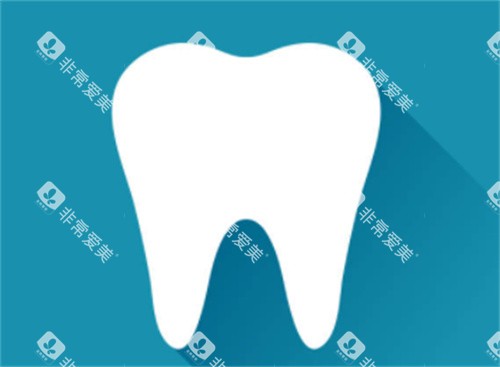 深色背景的牙齿图