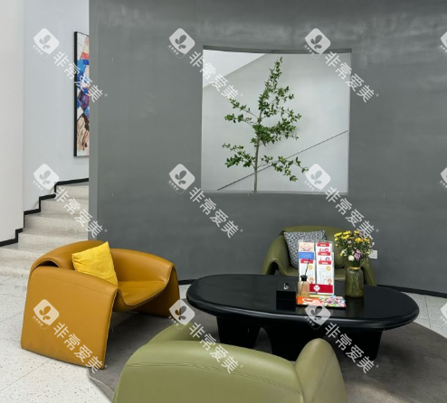 杭州贝佳齿科大厅一角