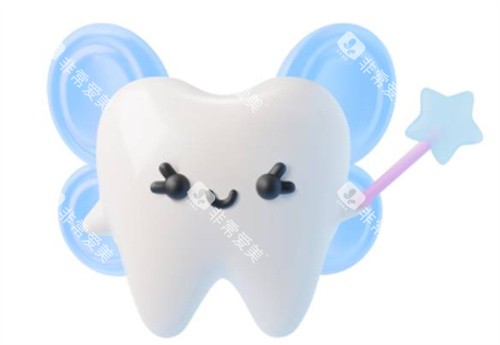 牙齿可爱卡通图