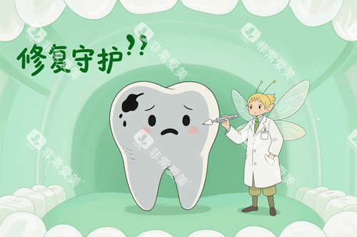 补牙动漫图片