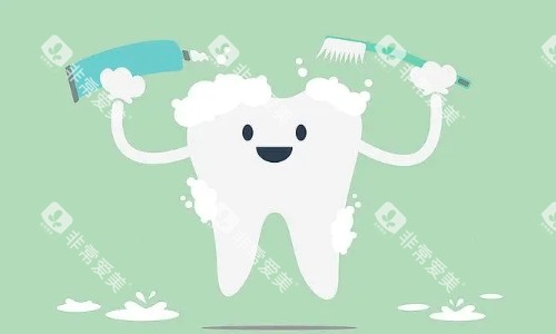 爱护牙齿展示图