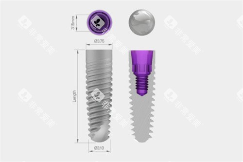 德国朗斯种植牙设计尺寸