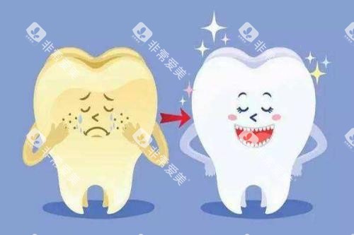 冷光美白前后对比动画图