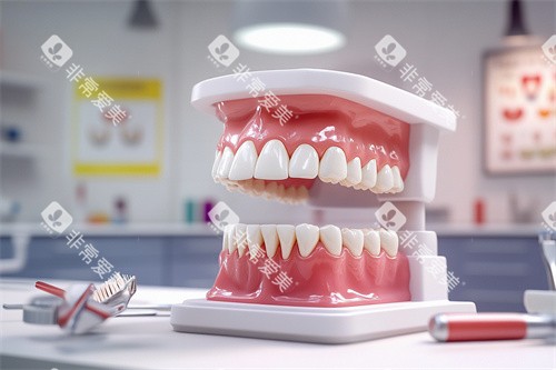 牙科真实牙齿模型展示图