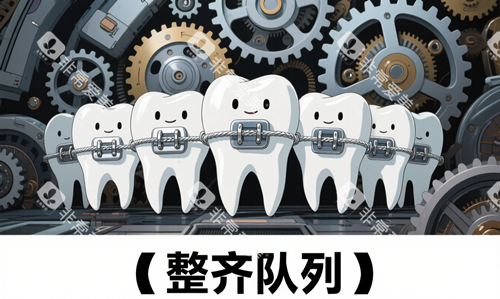 牙齿矫正科幻感图片