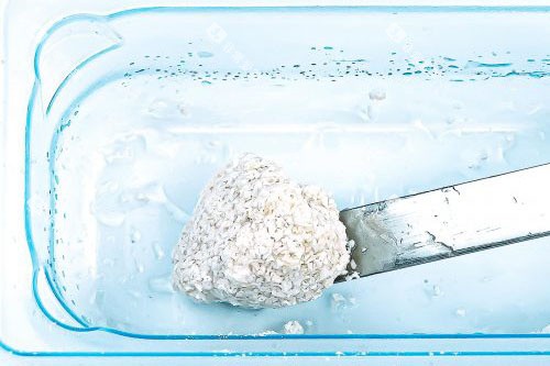 植骨骨粉凝固后状态 植骨骨粉凝固后状态