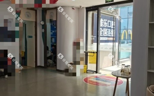 南昌维乐口腔入口区域示意图 南昌维乐口腔入口区域示意图