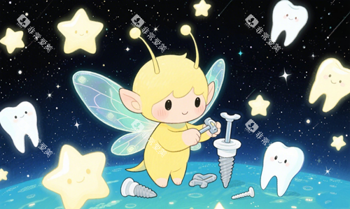 种植牙小天使拟人图片 种植牙小天使拟人图片