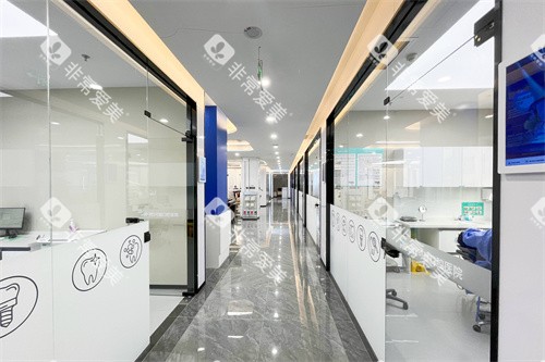 淄博可恩口腔柳泉分院走廊环境