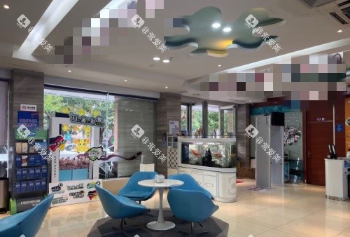 湛江致美口腔大厅等候区示意图