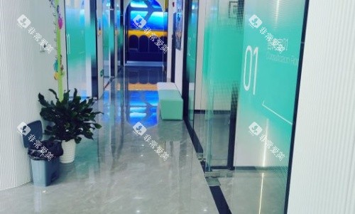 衢州可恩口腔走廊示意图