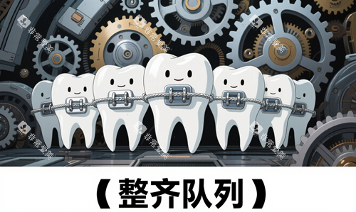 牙齿矫正科幻感图片