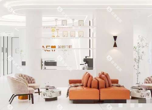 青岛莱恩口腔门诊休息区