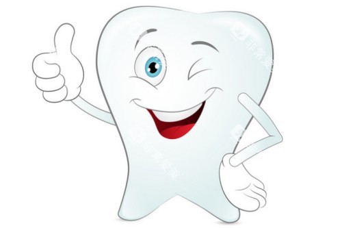 牙齿美白卡通模型图 牙齿美白卡通模型图