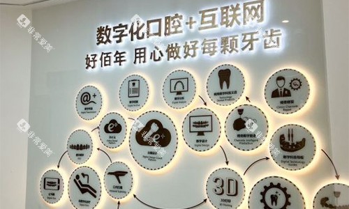 东莞好佰年口腔品牌宣传墙 东莞好佰年口腔品牌宣传墙