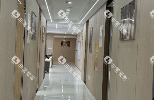 深圳佳美口腔走廊示意图