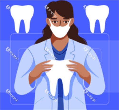 牙医和牙齿图 牙医和牙齿图