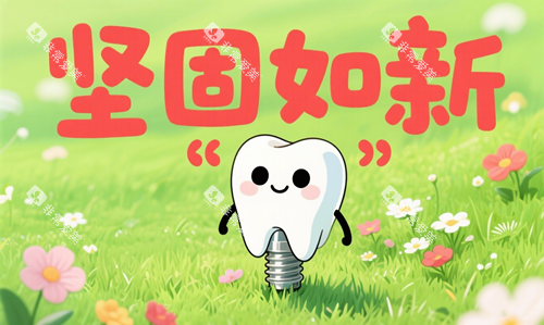 种植牙植入坚固如新