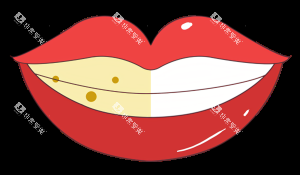 贴面美白术前术后示意图 贴面美白术前术后示意图