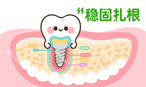 种植牙稳固扎根 种植牙稳固扎根