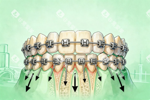 牙齿矫正模型图片展示