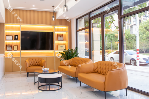 上海同洁口腔青浦店候诊区 上海同洁口腔青浦店候诊区