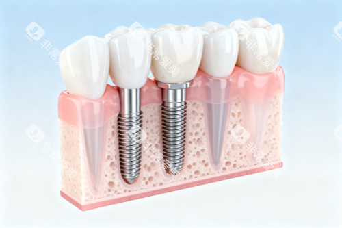 牙齿缺牙修复卡通图展示 牙齿缺牙修复卡通图展示