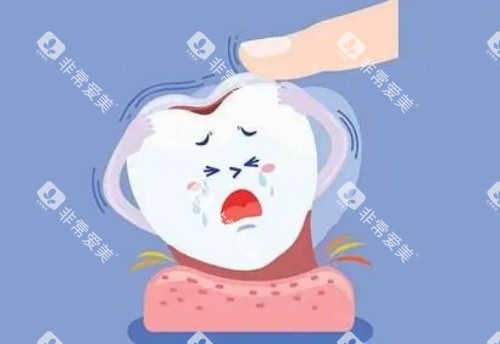 单颗牙齿漫画示意图 单颗牙齿漫画示意图