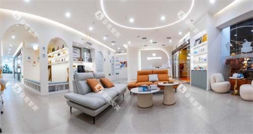 西安达芬琪口腔小寨院休息区环境