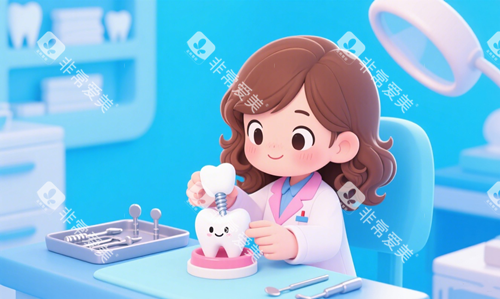 种植牙动画示意图