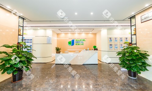 中山松鼠口腔小榄店前台大厅
