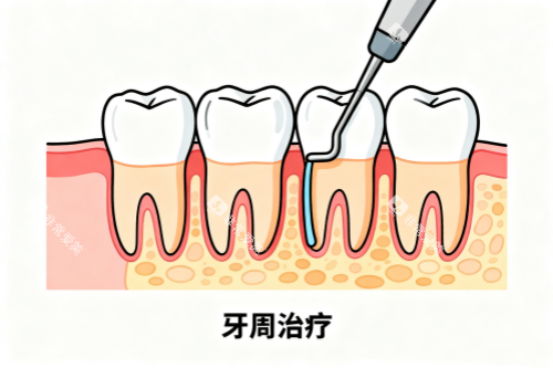 牙周治疗卡通图 牙周治疗卡通图