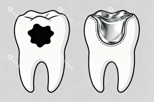 蛀牙补牙展示图 蛀牙补牙展示图