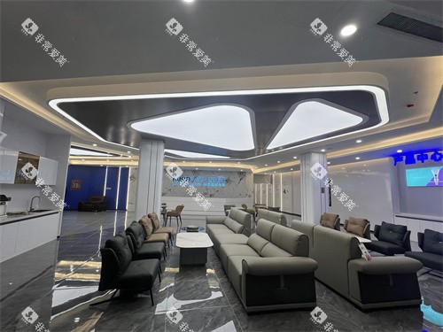 淄博可恩口腔大厅休息区环境