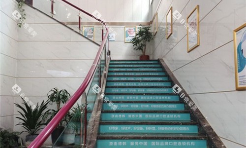 郑州德韩口腔楼梯展示图 郑州德韩口腔楼梯展示图