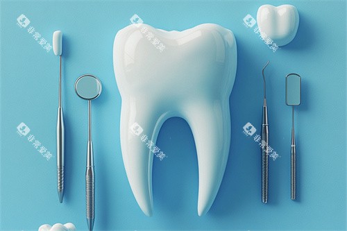 牙齿检查设备漫画示意图