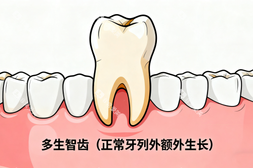 多生智齿展示图