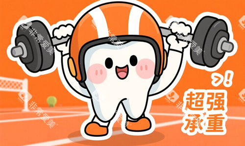 种植牙承重示意图 种植牙承重示意图