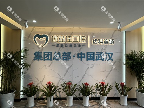 武汉优益佳口腔logo墙