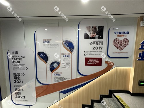 武汉优益佳口腔展示墙