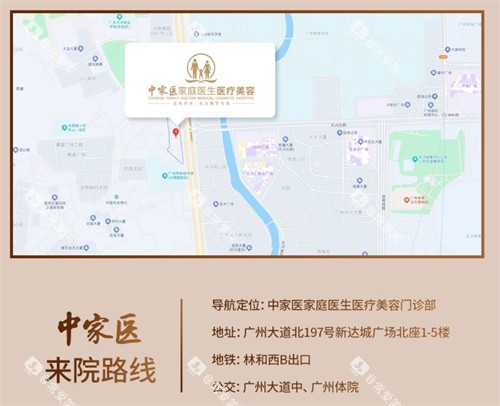 广州中家医家庭医生整形地址