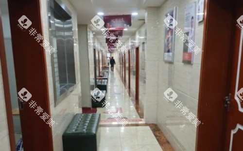 成都医大口腔医院走廊示意图