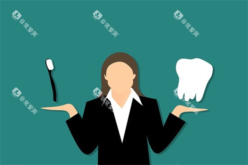 牙齿宣传图示