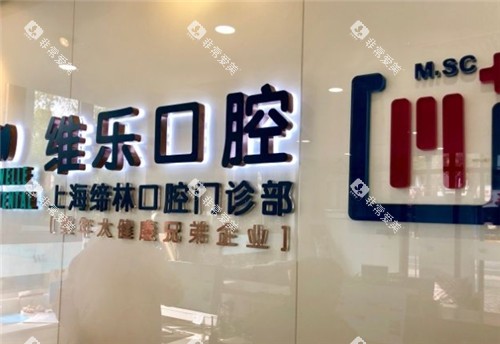 上海维乐口腔logo墙