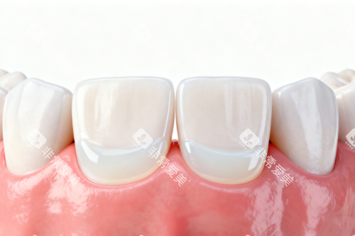 牙齿涂氟卡通展示图