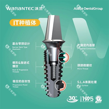 沃兰种植牙IT型号照片
